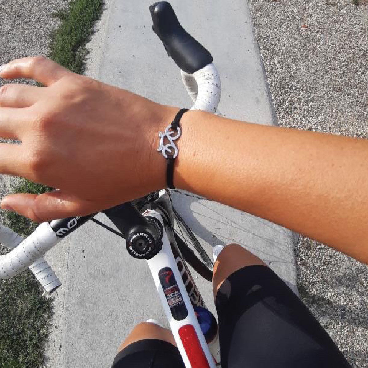 PULSERA CICLISTA SILVER