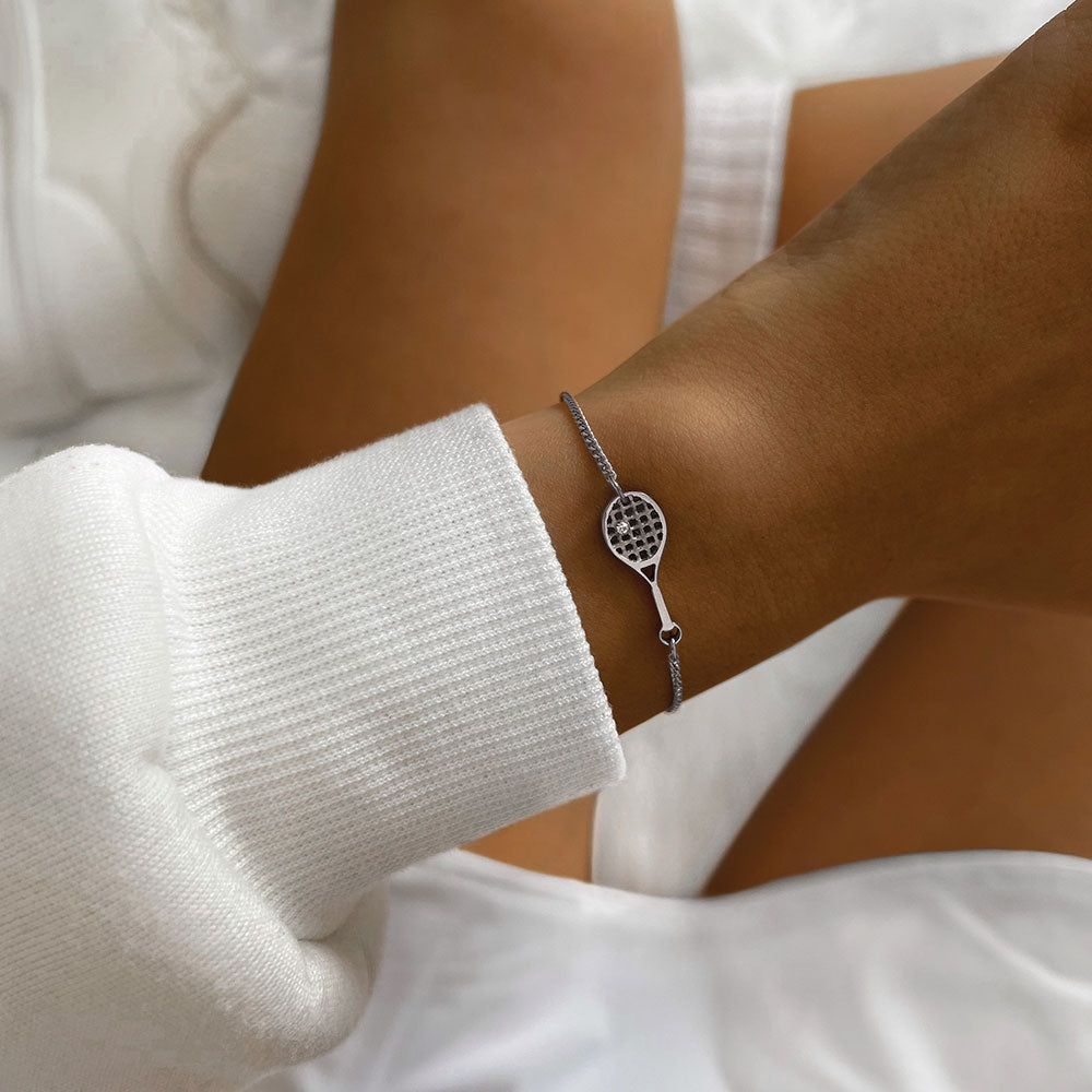 PULSERA TENISTA SILVER